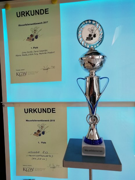 Mausefallenwettbewerb Pokal